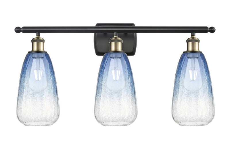 Innovations 516-3W-BAB-G480-6SB Three Light Bath Vanity, Black Antique Brass