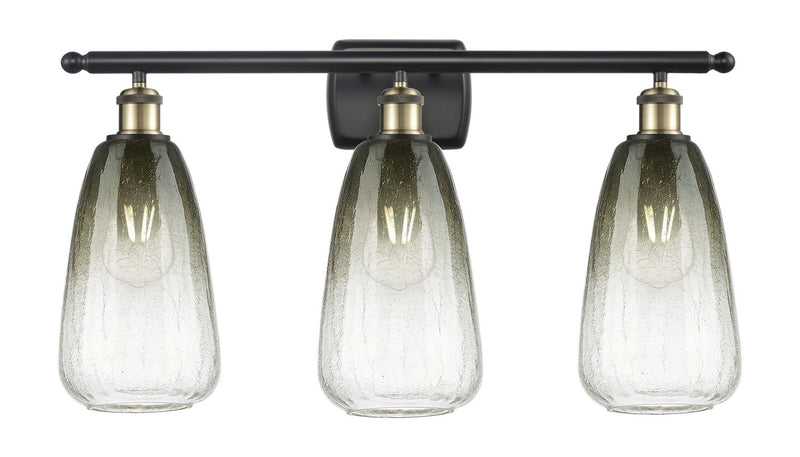 Innovations 516-3W-BAB-G480-6SL Three Light Bath Vanity, Black Antique Brass