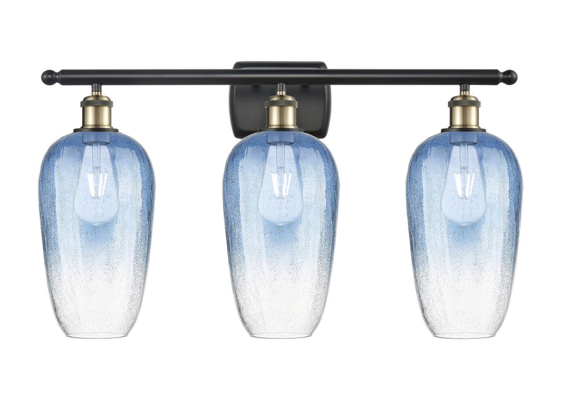 Innovations 516-3W-BAB-G484-7SB Three Light Bath Vanity, Black Antique Brass