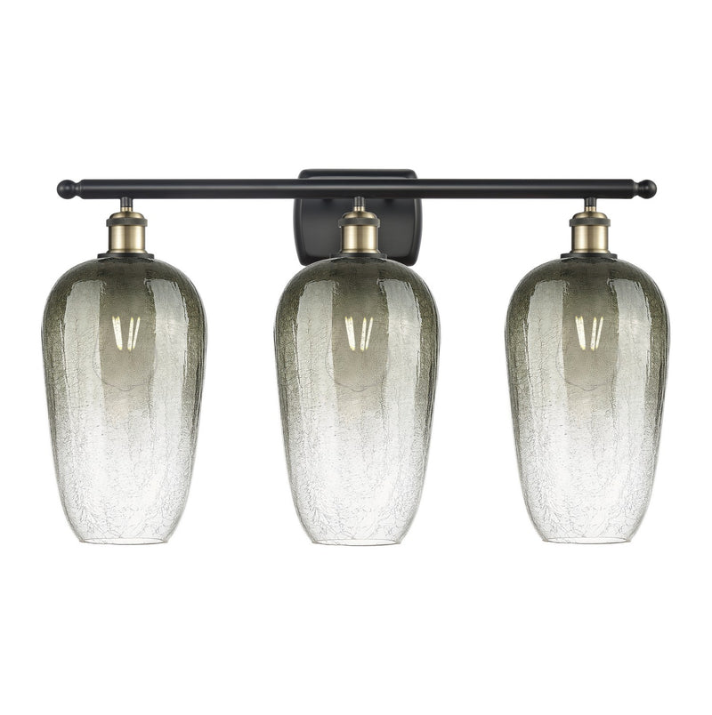 Innovations 516-3W-BAB-G484-7SL Three Light Bath Vanity, Black Antique Brass