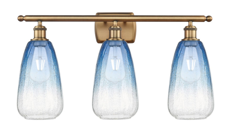 Innovations 516-3W-BB-G480-6SB Three Light Bath Vanity, Brushed Brass