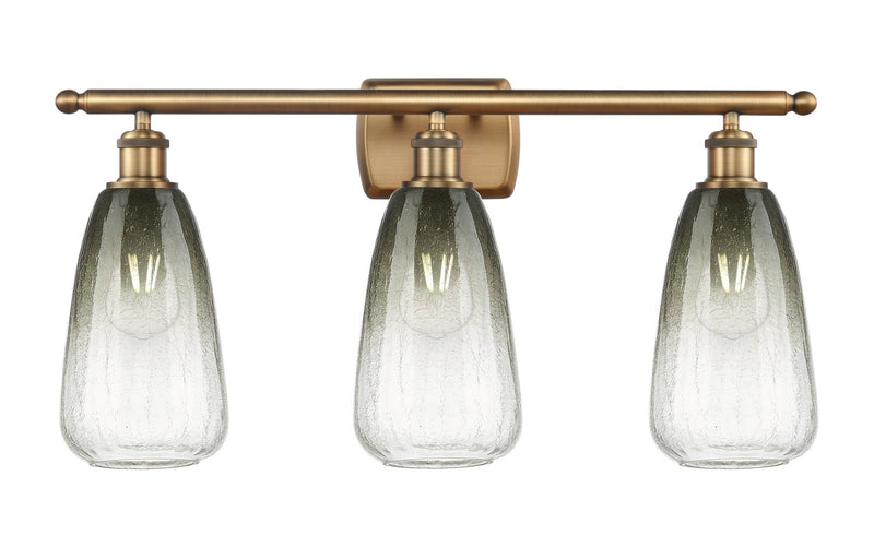 Innovations 516-3W-BB-G480-6SL Three Light Bath Vanity, Brushed Brass
