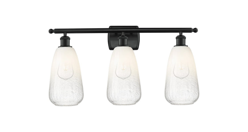 Innovations 516-3W-BK-G480-6OP Three Light Bath Vanity, Matte Black