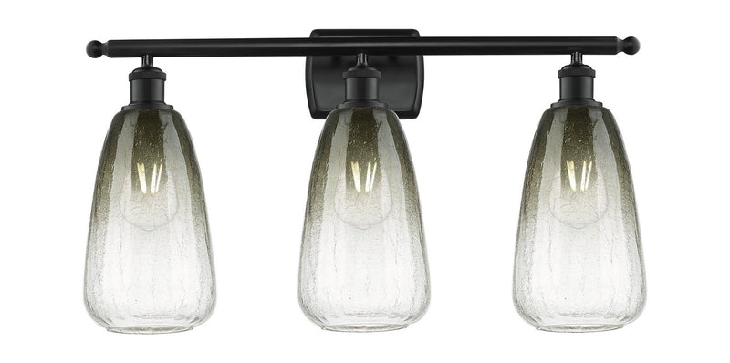 Innovations 516-3W-BK-G480-6SL Three Light Bath Vanity, Matte Black