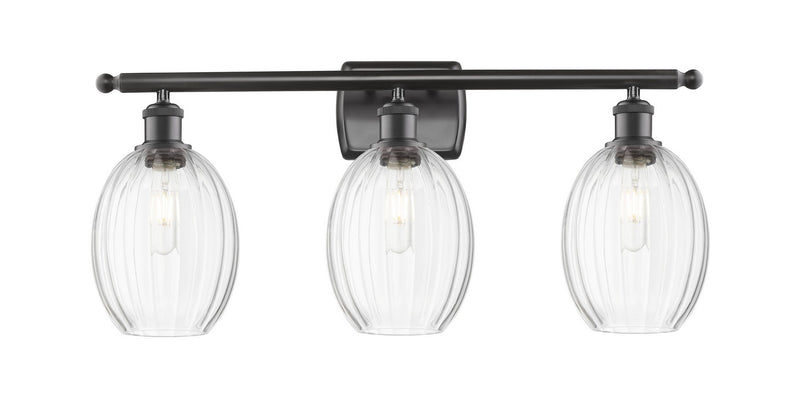 Innovations 516-3W-OB-G459-6CL Three Light Bath Vanity, Oil Rubbed Bronze