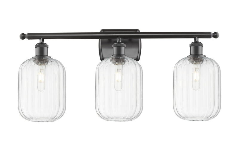 Innovations 516-3W-OB-G460-7CL Three Light Bath Vanity, Oil Rubbed Bronze