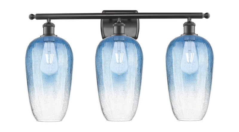 Innovations 516-3W-OB-G484-7SB Three Light Bath Vanity, Oil Rubbed Bronze