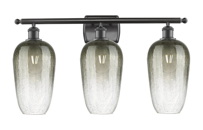 Innovations 516-3W-OB-G484-7SL Three Light Bath Vanity, Oil Rubbed Bronze