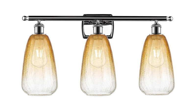 Innovations 516-3W-PC-G480-6AM Three Light Bath Vanity, Polished Chrome