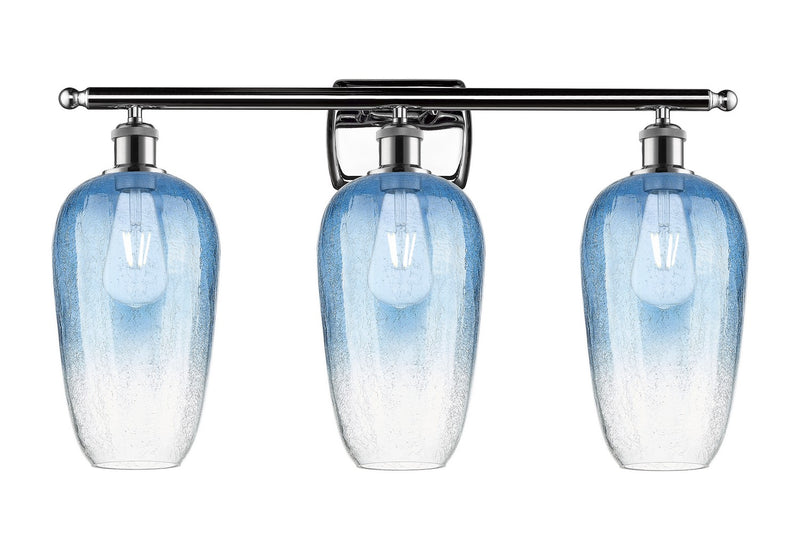 Innovations 516-3W-PC-G484-7SB Three Light Bath Vanity, Polished Chrome