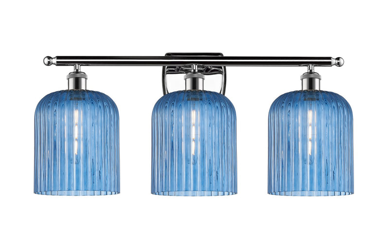 Innovations 516-3W-PC-G559-8BL Three Light Bath Vanity, Polished Chrome