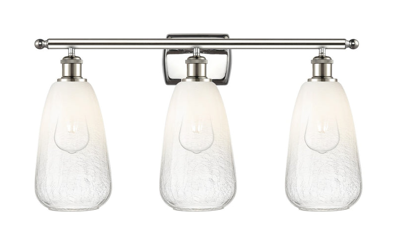 Innovations 516-3W-PN-G480-6OP Three Light Bath Vanity, Polished Nickel