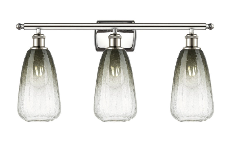 Innovations 516-3W-PN-G480-6SL Three Light Bath Vanity, Polished Nickel