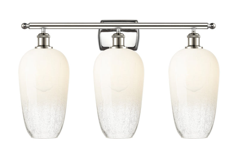 Innovations 516-3W-PN-G484-7OP Three Light Bath Vanity, Polished Nickel