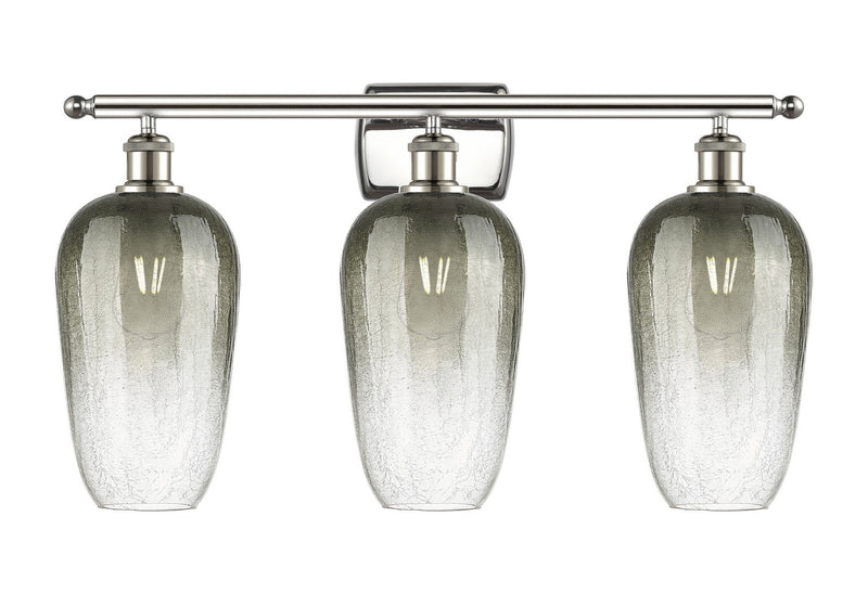 Innovations 516-3W-PN-G484-7SL Three Light Bath Vanity, Polished Nickel