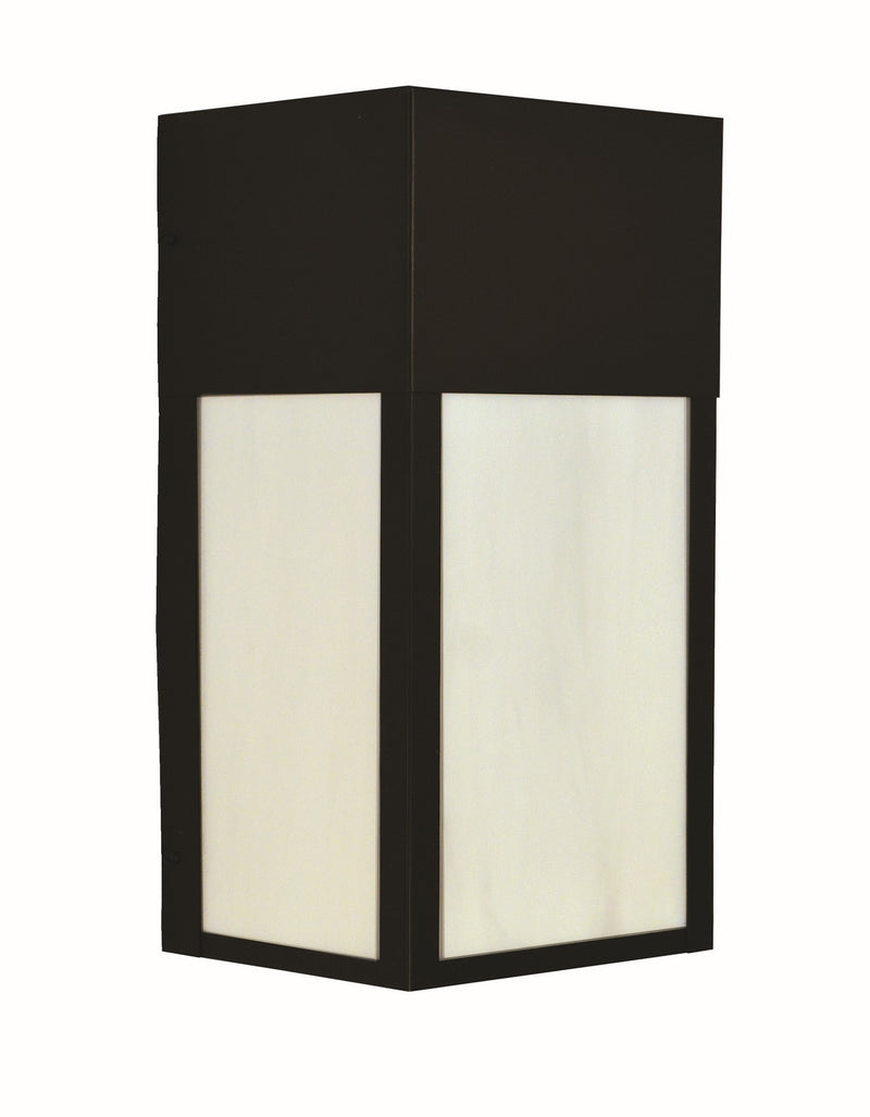 Arroyo BDS-12WO-BK One Light Wall Mount, Satin Black