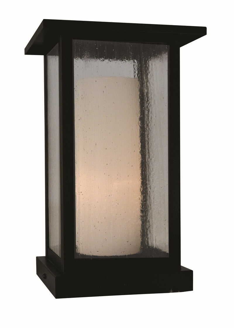 Arroyo MEC-8LCS-BK One Light Column Mount, Satin Black