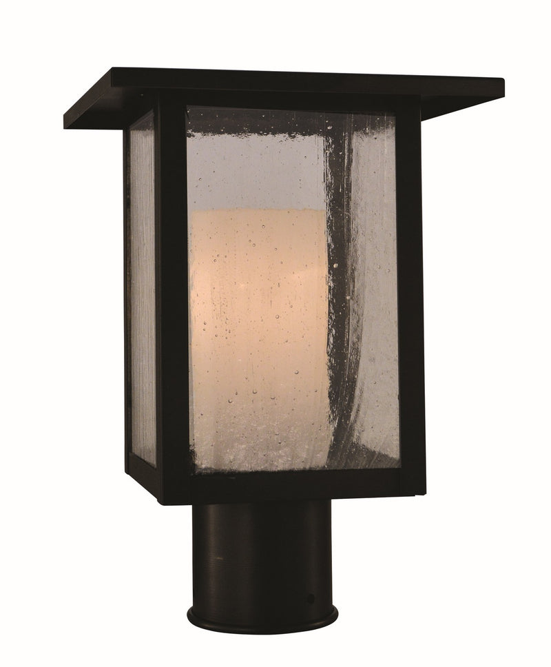 Arroyo MEP-8CS-BK One Light Post Mount, Satin Black