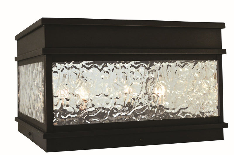 Arroyo ROC-15FL-BK Four Light Column Mount, Satin Black