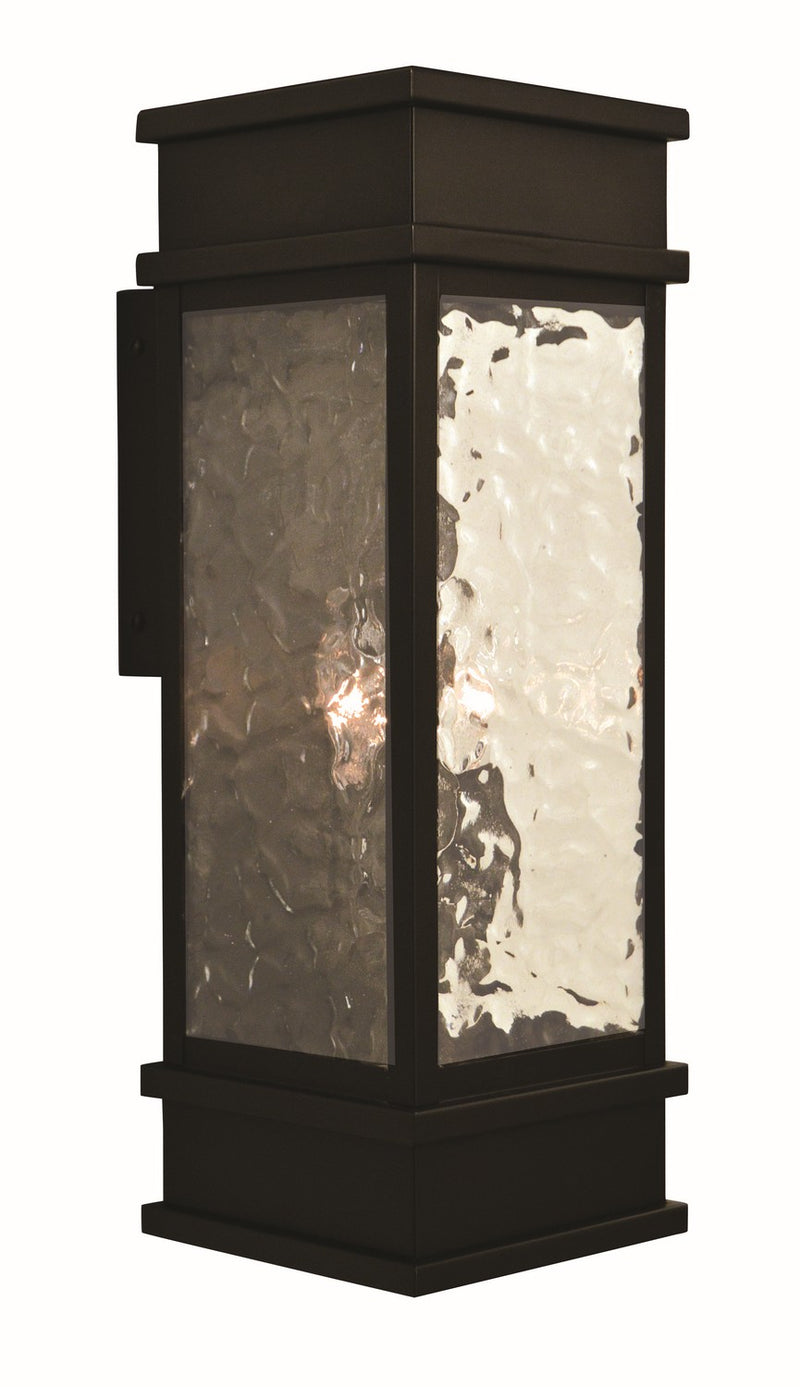 Arroyo ROW-6LFL-BK Two Light Wall Mount, Satin Black
