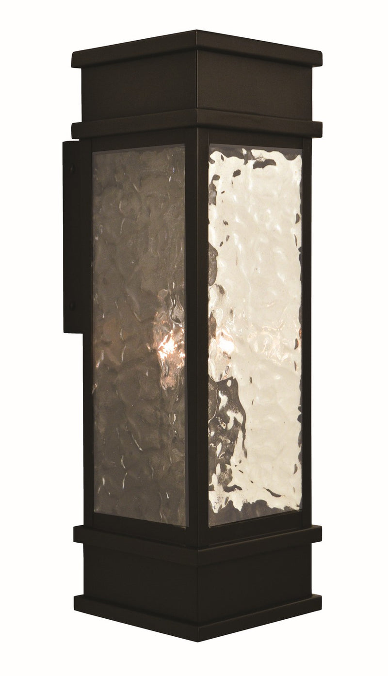Arroyo ROW-8FL-BK Two Light Wall Mount, Satin Black