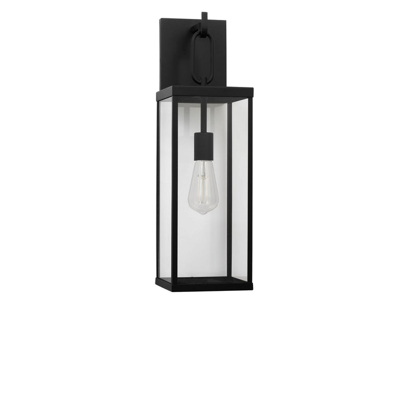 Generation Lighting GLO1771TXB One Light Lantern, Textured Black