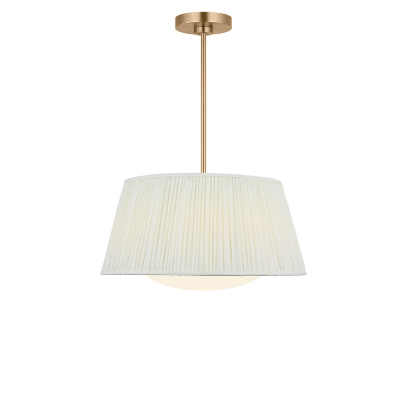 Generation Lighting GLP1873SBE Three Light Pendant, Satin Brass