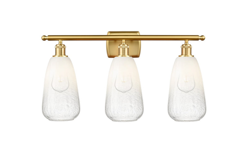 Innovations 516-3W-SG-G480-6OP Three Light Bath Vanity, Satin Gold