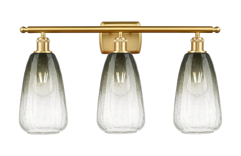 Innovations 516-3W-SG-G480-6SL Three Light Bath Vanity, Satin Gold