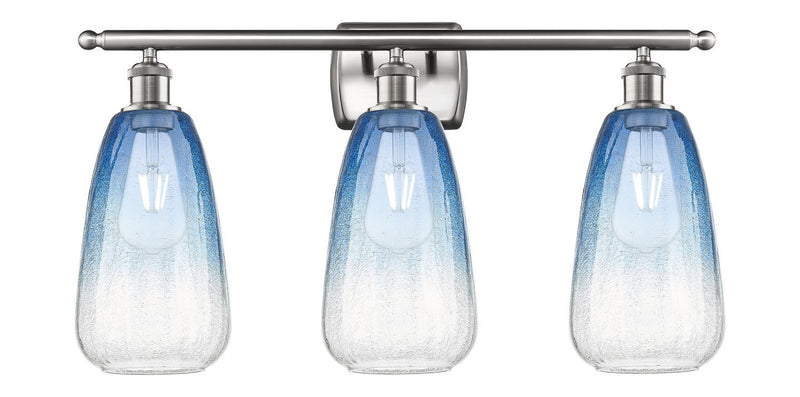 Innovations 516-3W-SN-G480-6SB Three Light Bath Vanity, Brushed Satin Nickel