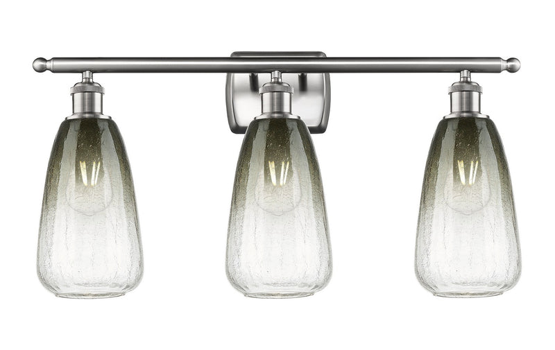 Innovations 516-3W-SN-G480-6SL Three Light Bath Vanity, Brushed Satin Nickel