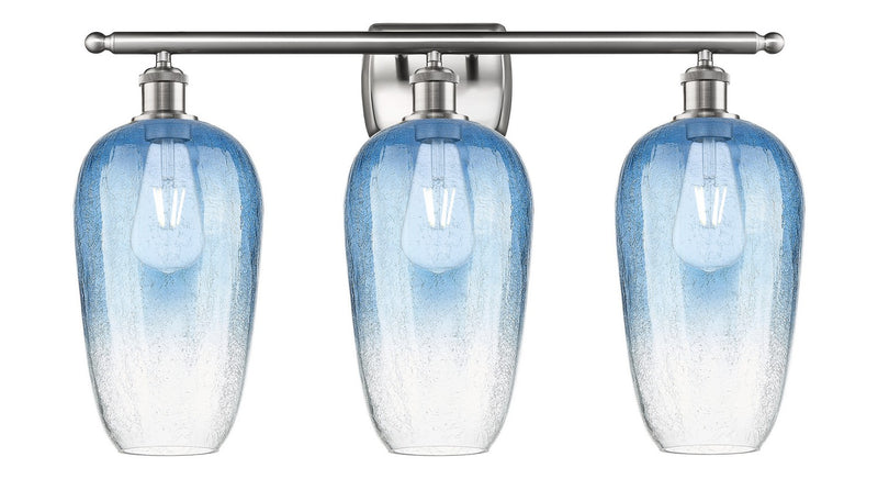 Innovations 516-3W-SN-G484-7SB Three Light Bath Vanity, Brushed Satin Nickel
