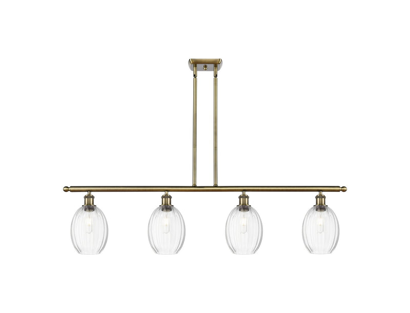 Innovations 516-4I-AB-G459-6CL Four Light Island Pendant, Antique Brass
