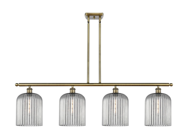 Innovations 516-4I-AB-G559-8SM Four Light Island Pendant, Antique Brass