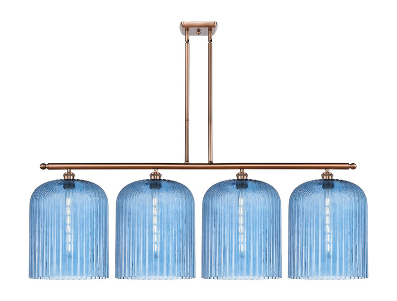 Innovations 516-4I-AC-G559-12BL Four Light Island Pendant, Antique Copper