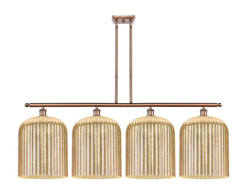 Innovations 516-4I-AC-G559-12ME Four Light Island Pendant, Antique Copper