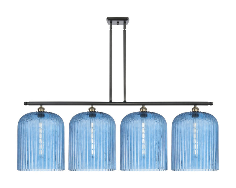 Innovations 516-4I-BAB-G559-12BL Four Light Island Pendant, Black Antique Brass