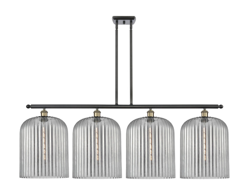 Innovations 516-4I-BAB-G559-12SM Four Light Island Pendant, Black Antique Brass