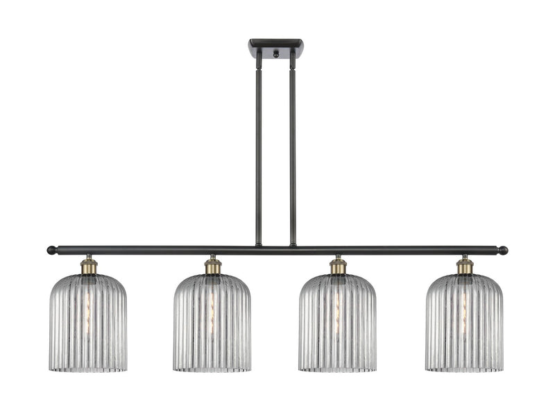 Innovations 516-4I-BAB-G559-8SM Four Light Island Pendant, Black Antique Brass