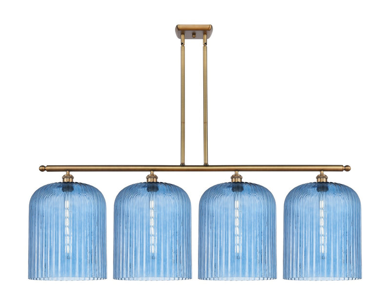 Innovations 516-4I-BB-G559-12BL Four Light Island Pendant, Brushed Brass