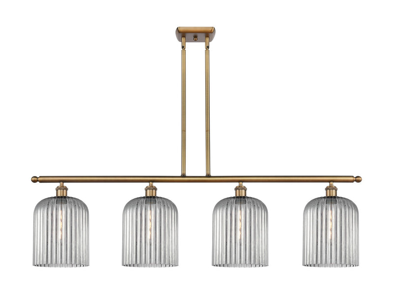 Innovations 516-4I-BB-G559-8SM Four Light Island Pendant, Brushed Brass