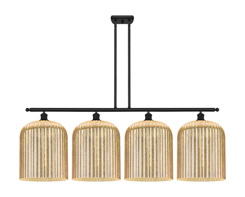 Innovations 516-4I-BK-G559-12ME Four Light Island Pendant, Matte Black