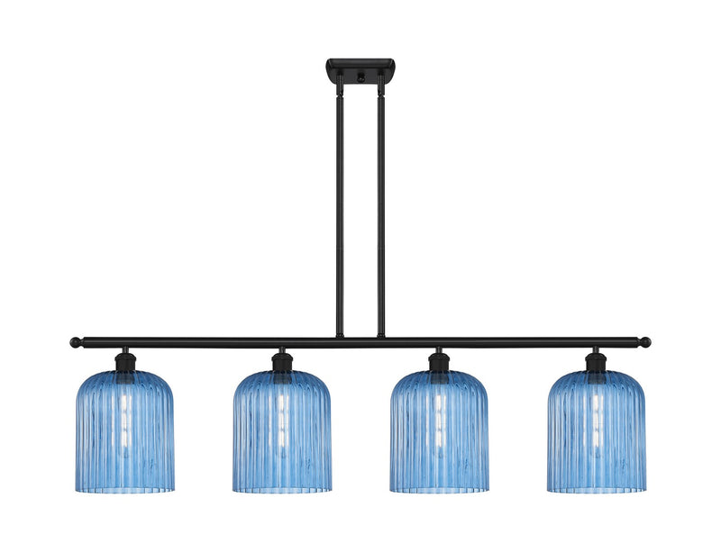 Innovations 516-4I-BK-G559-8BL Four Light Island Pendant, Matte Black
