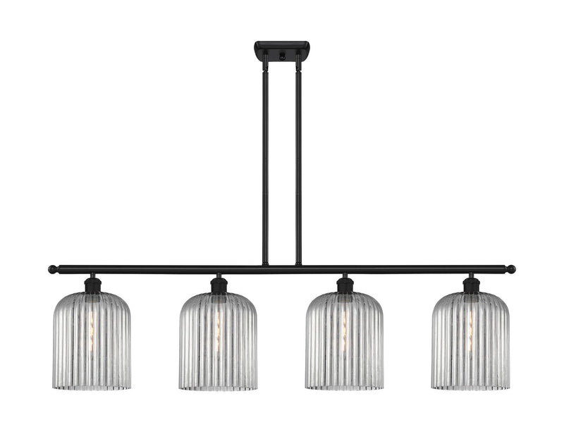 Innovations 516-4I-BK-G559-8SM Four Light Island Pendant, Matte Black