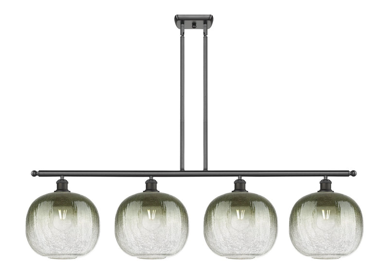 Innovations 516-4I-OB-G481-10SL Four Light Island Pendant, Oil Rubbed Bronze