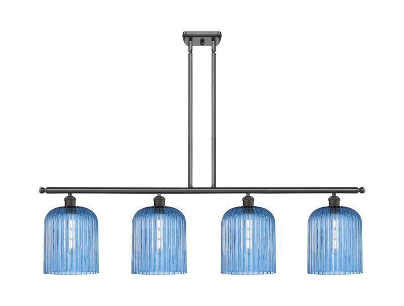 Innovations 516-4I-OB-G559-8BL Four Light Island Pendant, Oil Rubbed Bronze