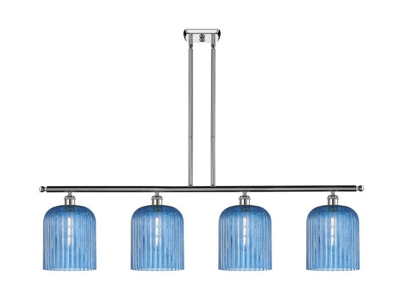 Innovations 516-4I-PC-G559-8BL Four Light Island Pendant, Polished Chrome