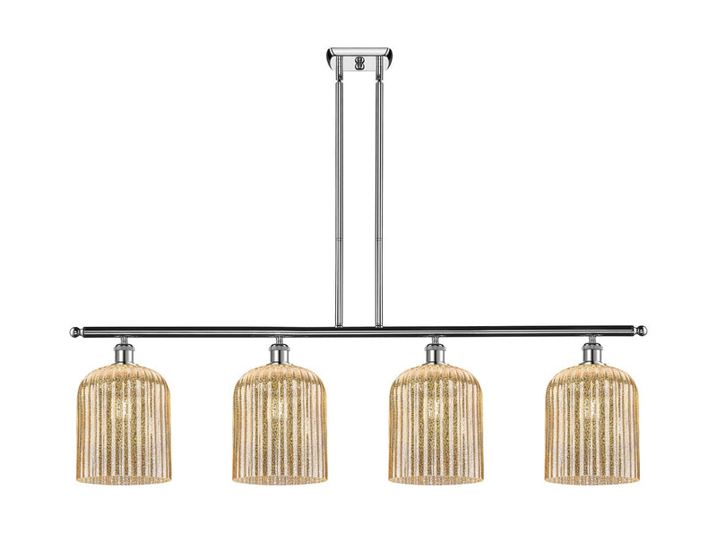 Innovations 516-4I-PC-G559-8ME Four Light Island Pendant, Polished Chrome