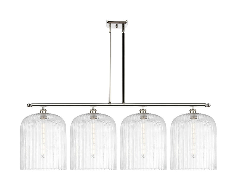 Innovations 516-4I-PN-G559-12CL Four Light Island Pendant, Polished Nickel