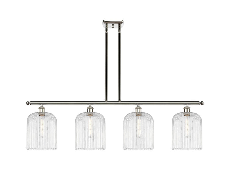Innovations 516-4I-PN-G559-8CL Four Light Island Pendant, Polished Nickel